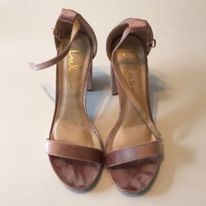 Pink Strappy Heels